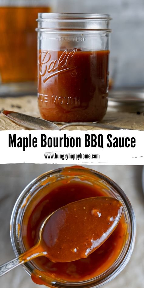 Maple Bourbon BBQ Sauce Maple Bourbon Bbq Sauce, Easy Homemade Bbq Sauce, Bourbon Bbq Sauce, Bbq Sauce Homemade Easy, Homemade Bbq Sauce, Kitchen Staples, Maple Bourbon, Barbecue Sauce Recipes, As You Like It