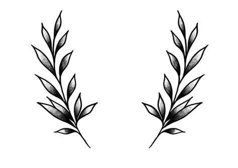 Traditional Leaves Tattoo, Leaf Knee Tattoo, Greek Leaf Tattoo, Laurel Tattoo Design, Black Leaves Tattoo, Laurel Leaf Tattoo, Traditional Tattoo Leaves, Greek Leaves Tattoo, Laurel Tattoo