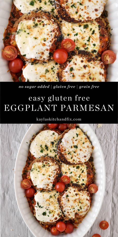 Keto Eggplant Parmesan, Gluten Free Eggplant Parmesan, Low Carb Italian, Keto Eggplant, Breaded Eggplant, Eggplant Parmesan Baked, Roasted Broccolini, Eggplant Recipes Parmesan, Parmesan Recipe