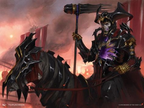 Lich Knight, Liliana Vess, Evil Knight, Fantasy Story Ideas, Magic: The Gathering, Medieval Knights, Kobe Bryant Pictures, Grey Knights, Mtg Art