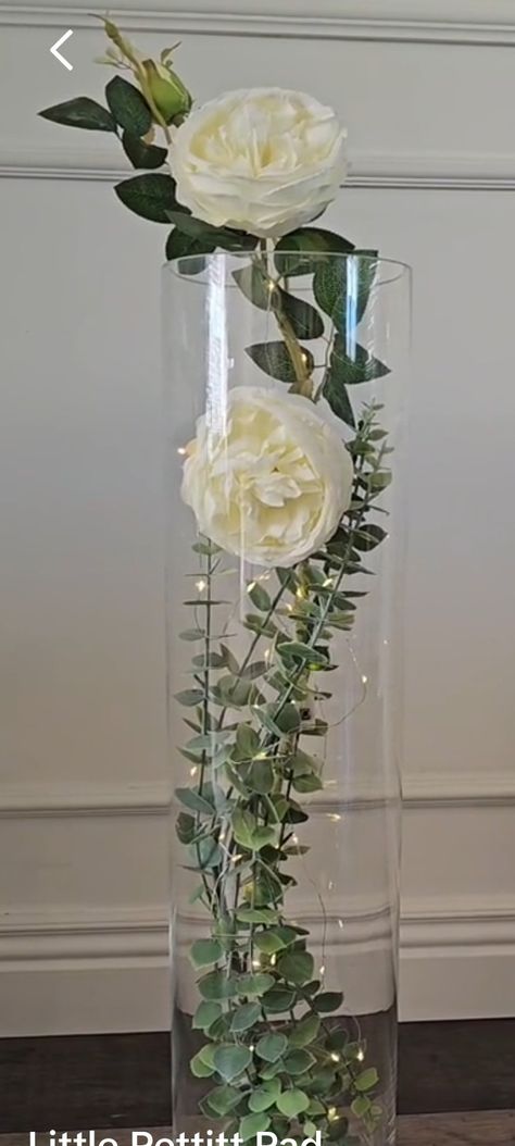 Tall Glass Cylinder Vase Ideas, Glass Cylinder Vases Decorating Ideas, Tall Glass Vase Ideas, Cylinder Vase Ideas, Cylinder Centerpieces, Tall Glass Vases, Vase Ideas, Tall Glass Vase, Ball Ideas