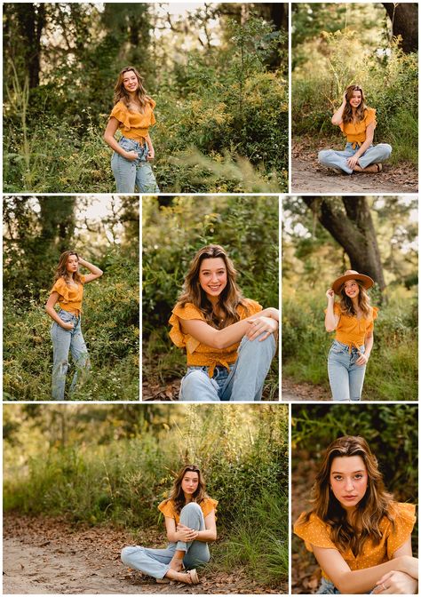 Photo Poses For Teenage, Female Senior Pictures Poses Outdoor, Teen Girl Photoshooting, Teen Photoshooting, Outdoor Photoshoot Poses For Women, Teen Photoshoots, Doughnut Photoshoot, Girl Senior Portrait Ideas Outdoor, Teenage Girl Photoshooting Ideas