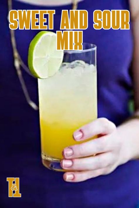 Upgrade your cocktail game with our Homemade Sweet and Sour Mix! Fresh, zesty, and perfectly balanced, this mix is essential for any home bar. Homemade Sweet And Sour Mix, Vodka Collins, Bar Mix, Sour Mix, Sweet And Sour, Refreshing Cocktails, Adult Drinks, Summer Cocktails, Lime Juice