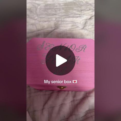 I’m so happy I did this, now I can look back on the memories of my sen... | senior boxes 2024 | TikTok Senior Boxes, The Memories, Memory Box, Senior Year, So Happy, I Am Happy, Looking Back, First Love, I Can