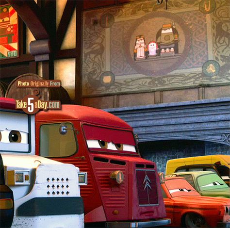 Cars 2-Brave Tapestry Brave Tapestry, Disney Easter Eggs, Disney Easter, Take Five, Cars 2, Disney Stuff, Disney Love, Disney Movies, Easter Egg