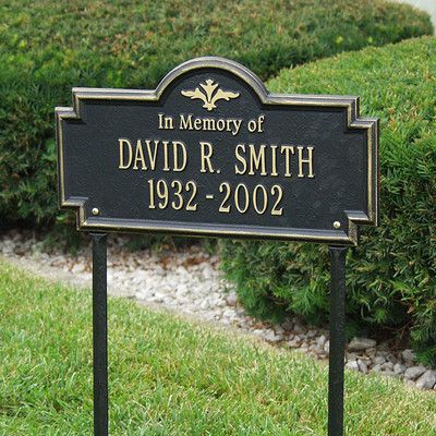 Memorial Markers, Memorial Plaques, English Garden Design, Prayer Garden, Memorial Benches, Hard To Say Goodbye, Garden Gnomes Statue, Tree Statues, Arlington National Cemetery