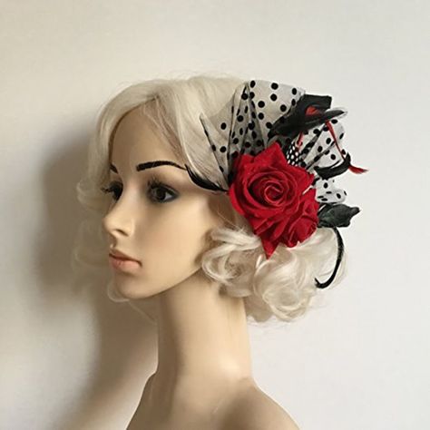 Rose Headpiece, Flower Hairband, Vintage Glam Wedding, Headpiece Flower, Classic Wedding Hair, Feather Headpiece, Bridal Fascinator, Curly Wedding Hair, Bridal Headwear