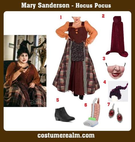 How To Dress Like Mary Sanderson Costume Guide For Halloween Hocus Pocus Mary Sanderson, Mary Sanderson Costume, Hocus Pocus Halloween Costumes, Hermanas Sanderson, Mary Sanderson, Sarah Sanderson, Costume Guide, Halloween Costume Outfits, Dress Guide