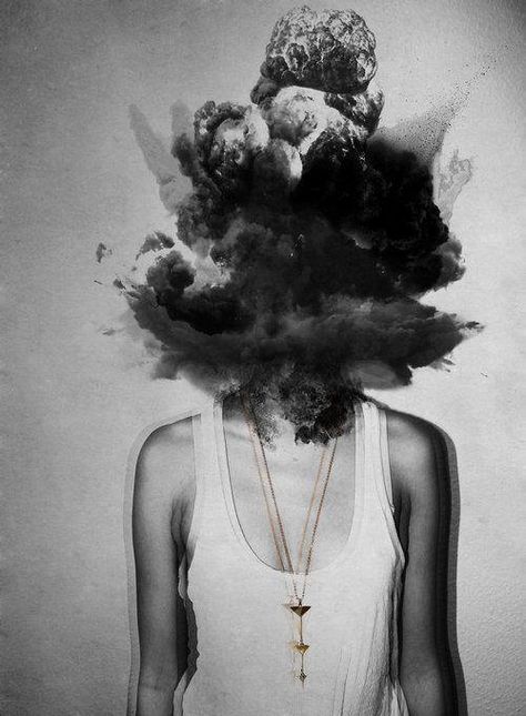 Head's explosion Head Explosion, Where Is My Mind, Photoshop Art, Creative Photos, Photoshop Design, Short Story, Mind Blown, Interesting Art, Collage Art