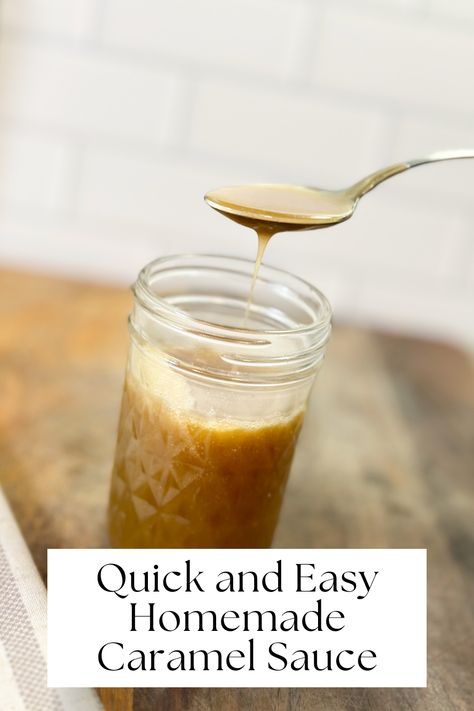 Indulge in the rich, buttery goodness of our Quick and Easy Homemade Caramel Sauce! Perfect for drizzling over ice cream, cakes, or fresh fruit, this simple recipe requires just a few ingredients and minimal time. Our step-by-step guide ensures a smooth, delicious caramel sauce every time. Elevate your desserts with this versatile treat. Visit our blog for the full recipe and start making your own caramel sauce today! Simple Caramel Sauce, Easy Homemade Caramel Sauce, Easy Homemade Caramel, Caramel Recipes Sauce, Homemade Caramel Sauce, Caramelized Sugar, Cream Desserts, Ice Cream Toppings, Homemade Caramel