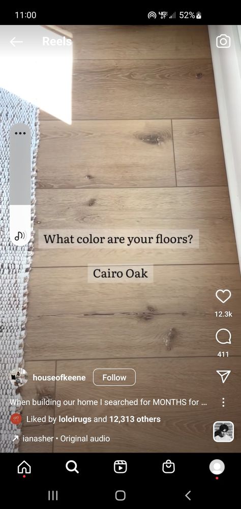 Flooring To Match Knotty Pine Walls, Tile Throughout The House, Wood Tile Floor Colors, Flooring To Brighten A Room, Open Floor Plan Flooring Ideas, Taupe Wood Floors, New Home Flooring Ideas, Lvl Flooring Ideas, Different Wood Floors In House