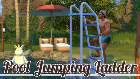 Sims 4 Pool Cc, Sims 4 Pool, Diving Boards, Sims 4 Cc Eyes, San Myshuno, The Sims 4 Pc, Pool Ladder, Sims 4 Cc Shoes, Diving Board