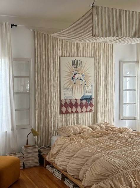 Antonia Figueiredo x Marco Zamora limited edition prints — AF ART Bed Canopy, Canopy Bed, New Apt, Dream Apartment, Apartment Inspiration, Dream Rooms, Room Inspiration Bedroom, Dream House Decor, Casas De Ensueño