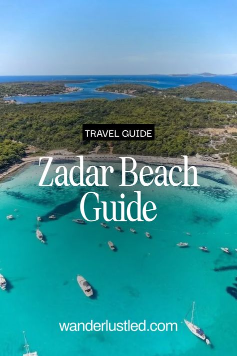 Zadar has quickly become one of the most popular holiday destinations in Croatia, partially due to the many beautiful beaches in the region. Croatia Zadar, Zadar Croatia, Croatia Vacation, Holiday Places, Secluded Beach, Zadar, Holiday Baby, Best Beaches, Holiday Destinations