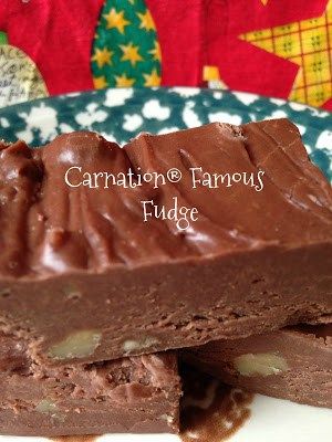 Carnation Famous Fudge Turnips 2 Tangerines Carnation Fudge Recipe, Carnation Fudge, Chocolate Walnut Fudge Recipe, Classic Fudge Recipe, Walnut Fudge Recipe, Famous Fudge, Chocolate Walnut Fudge, Homemade Fudge Recipes, Chicory Recipe