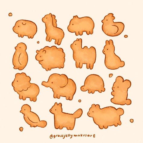 All Posts • Instagram Animal Cracker Aesthetic, Animal Cracker Drawing, Kawaii Building Drawings, Animal Cracker Tattoo, Earrings Drawing Reference, Cookie Doodle Drawing, Cracker Drawing, Crackers Drawing, Cracker Illustration