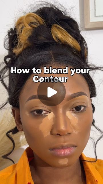 Contour Blending Brush, Contouring And Highlighting For Beginners, Bb Cream Makeup Look Tutorial, Contour And Highlight For Beginners, Where To Put Contour, Duraline Inglot, Easy Contouring For Beginners, How To Blend Contouring, Contour Makeup For Beginners