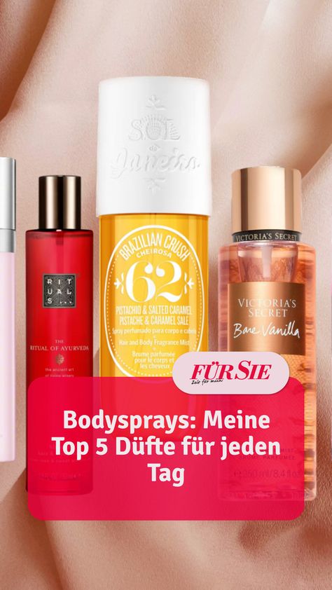 Von Bodysprays bekommt Beauty-Redakteurin Isabell Stiller nicht genug. Hier verrät Sie Ihre Top 5 Düfte für jeden Tag. Fragrance Mist, Ayurveda, Pistachio, Body Lotion, Lotion, Vanilla, Spray, Fragrance, Beauty