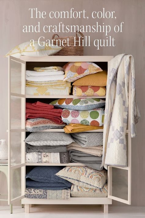 Garnet Hill Bedroom, Garnet Hill Quilt, Hill House Bedding, Anthropologie Rivulets Quilt, Gertrude Quilt Anthropologie, Bedroom Master, Dreams Beds, Garnet Hill, Bedding Basics