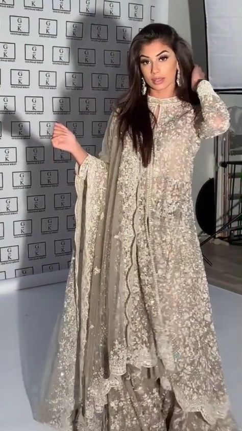 gulnaazfashion on Instagram: Shop now Hoorain at www.gulnaaz.com - Shipping worldwide color can be customise. Model : @ziiiiz12 . #gulnaazfashion #bridaldresses… Pastel Wedding, Instagram Shop, Bridal Dresses, Dresses With Sleeves, Shop Now, Long Sleeve Dress, Pastel, Long Sleeve, On Instagram