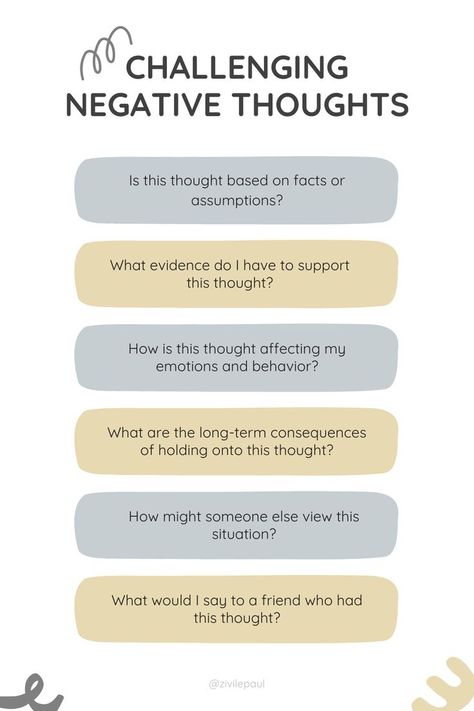 Struggling with negative thoughts? Use these questions to challenge and reframe them, empowering yourself to shift your mindset and embrace a healthier perspective. 🧠🪴 Explore more worksheets on my Etsy shop! ⬅️ #mindset #lifecoaching #lifecoachingtools #personaldevelopment Reframe Negative Thoughts, Therapist Tools, Health Worksheets, Psychological Hacks, Inner Dialogue, Habit Stacking, Life Motivation Inspiration, Therapy Techniques, Healing Books