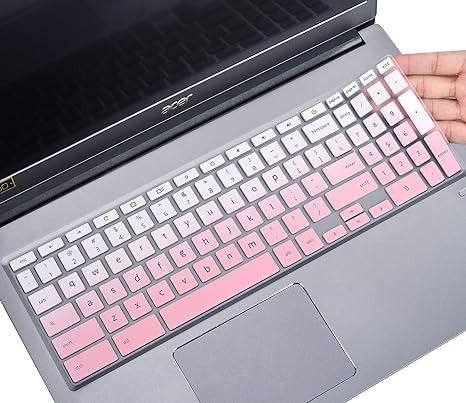 Amazon.com: Keyboard Cover Skin for 2022 Acer Chromebook 315 CB315 & Acer Chromebook 715 CB715 15.6, Acer Chromebook 317 CB317 17.3" with Numeric Keypad, Acer Chromebook 15.6 inch Protector, Gradual Pink : Electronics Chromebook Cover, Pink Electronics, Acer Chromebook, Numeric Keypad, Keyboard Cover, Birthday List, Laptop Skin, Pet Names, School Stuff