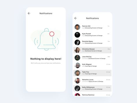 Notifications DailyUI #049 by Nikhil Varghese Notification Ui, Notification App, Fit App, Reference Poses, Screen Design, Ui Ux Design, Ux Design, Art Reference Poses, Ui Design