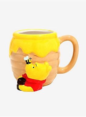 Disney Winnie The Pooh Hunny Pot Figural Mug Winnie The Pooh Hunny Pot, Pooh Hunny Pot, Winnie The Pooh Honey Pot, Pooh Honey Pot, Winnie The Pooh Hunny, Winnie The Pooh Mug, Hunny Pot, Harry Potter Marauders Map, Lilo Und Stitch