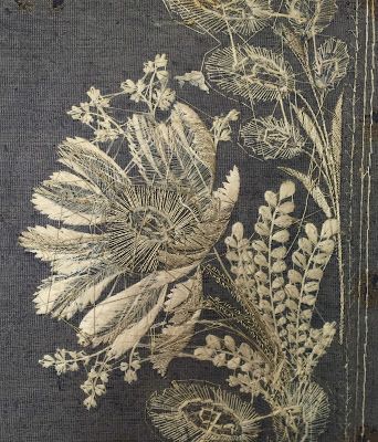 Traditional Floral Embroidered Fabric, Traditional Ceremonial Embroidered Fabric With Floral Detail, 1800s Embroidery, Sampler Embroidery 18th Century, 18th Century Floral Fabric, Close Encounters, Silk Embroidery, Embroidery Inspiration, Gentleman