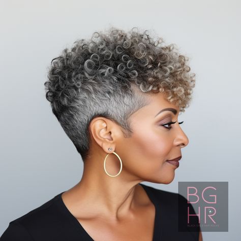 Chic Pixie Cuts for Older Black Women | Timeless & Elegant Hair Inspiration – Black Girls Hair Rocks Black Women Hair Natural, Pixie Hairstyles Black Women, Natural Hair Short Hairstyles, Black Girls Hair, Black Weaves, Bold Haircuts, Relaxed Hairstyles, Grey Hairstyles, Gray Hair Pixie Cuts