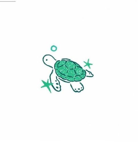 Cute Turtle Sketch, Hermit Crab Doodle, Sea Doodle Art, How To Draw A Sea Turtle, Simple Turtle Drawing, Turtle Drawing Cute, Sea Turtle Doodle, Cute Sea Turtle Drawing, Doodle Turtle