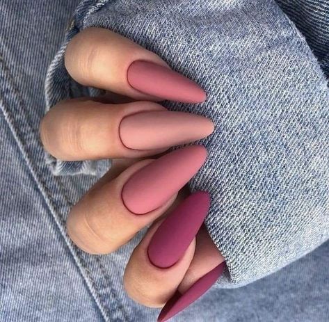 Mate Pink Nails, Solid Matte Nails, Matte Nails Summer, Summer Nails Matte, Unhealthy Obsession, Nail Stuff, Heart Nails, Dream Nails, Pretty Acrylic Nails