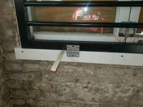 A basement window repair led to tighter security. I build and install a set of DIY Security Bars for a window. Diy Window Security Bars, Window Security Bars, Basement Window, Window Safety, Window Bars, Window Security, Basement Windows, Patio Projects, Window Repair