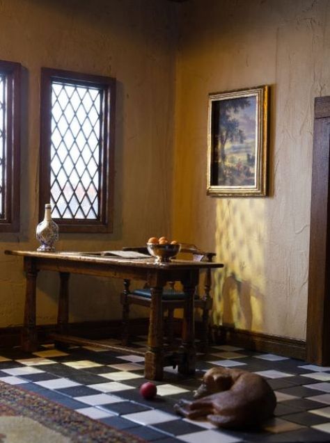 Vermeer Delft, Dollhouse Exterior, Vermeer Paintings, Doll House Flooring, Miniature Rooms, Johannes Vermeer, Dutch Painters, Dutch Artists, Elegant Art