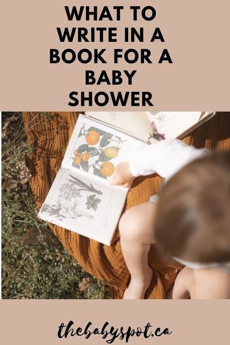 what to write in a book for a baby shower Baby Book Inscription, Newborn Books, Baby Book Gift, Writing Childrens Books, Baby Shower Wording, Baby Shower Advice, What To Write, Birth Stories, Pregnancy Birth