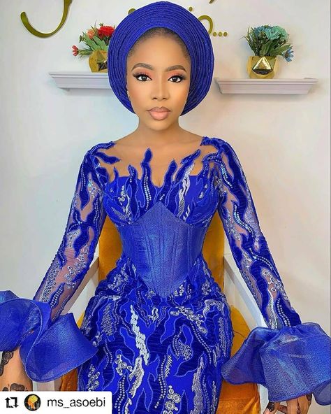 2021 Asoebi Trends: Corset Dress With Long Bell Sleeves – A Million Styles Nigerian Dress Styles Classy, Lace Gown Styles Aso Ebi, Nigerian Lace Dress, Nigerian Party, Aso Ebi Lace, Aso Ebi Lace Styles, Nigerian Lace Styles Dress, Nigerian Lace Styles, African Lace Styles