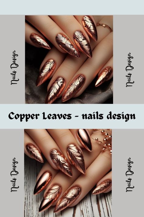 As the leaves change colors and the weather turns cooler, it’s time to revamp your nail polish collection with some stunning ombre fall nail designs. From rich burgundies and deep purples to warm oranges and earthy browns, this collection has everything you need to embrace the cozy vibes of autumn. Whether you prefer subtle gradients or bold color combinations, these ombre nail designs are sure to make a statement this season. Copper Nails Designs, Dragonfly Nail Art, Leaves Nails, Autumn Manicure, Unique Manicure, Fall Ombre, Copper Nails, Rose Nail Art, Autumn Foliage