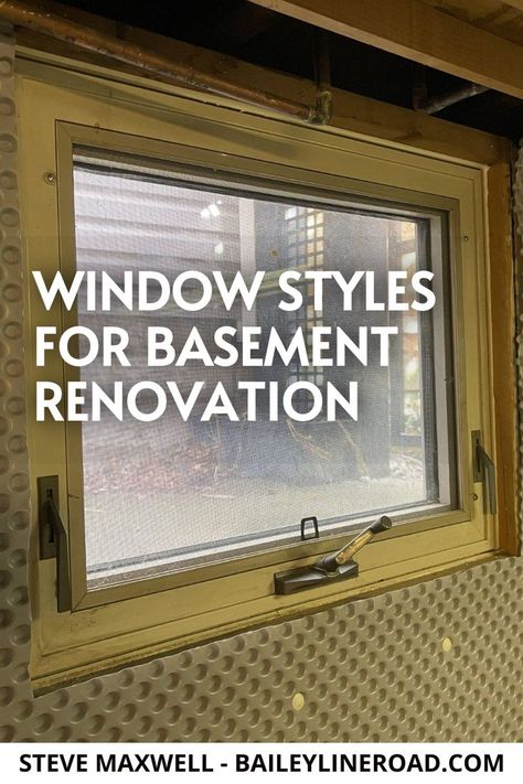 Choosing the best #basement window style for your basement renovation project can be tough, especially if you don’t pay attention to the little details involved in basement #windows replacement. 🪟 Basement Bedroom Windows, Adding Basement Windows, Window Well Ideas Basement, Small Basement Window Ideas, Basement Windows Ideas, Basement Window Ideas, Basement Window Coverings, Basement Window Treatments, Basement Window Replacement