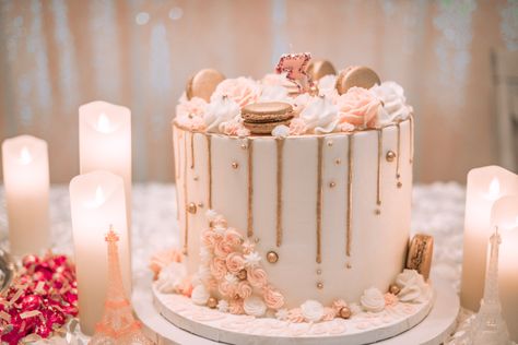 High Tea Birthday Cake, Tea Party Cake Ideas Girl Birthday, Tea For Two Birthday Cake, Tea Party Cake Ideas, Afternoon Tea Birthday Cake, Tea Party Birthday Cake, French Tea Parties, Elena Birthday Party, Fancy Tea Party