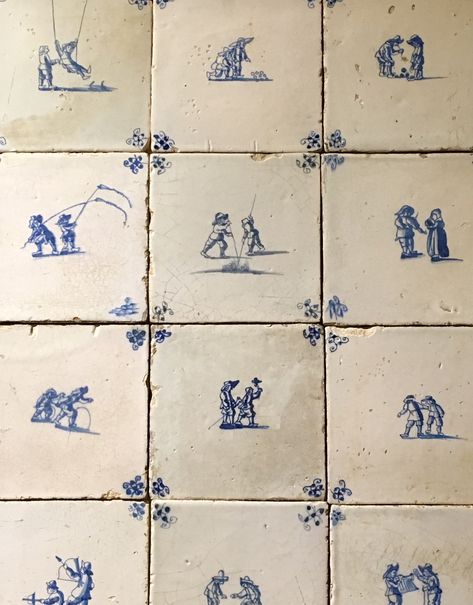 Dutch Tile Blue, Tile Aesthetic, Moore House, Dutch Tiles, Homes Around The World, Delft Tiles, Blue Tiles, Little House, Delft