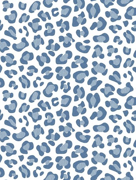 Blue Leopard Print Wallpaper, Depop Backgrounds, Leopard Print Background, Leopard Print Wallpaper, Blue Aesthetic Dark, Blue Preppy, Color Celeste, Animal Print Wallpaper, Baby Illustration