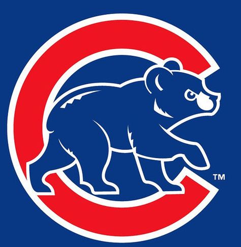 current Chicago Cubs logo by D.L., via Flickr Cubs Logo, Chicago Cubs Logo, Chicago Cubs, Chicago, Red, Blue