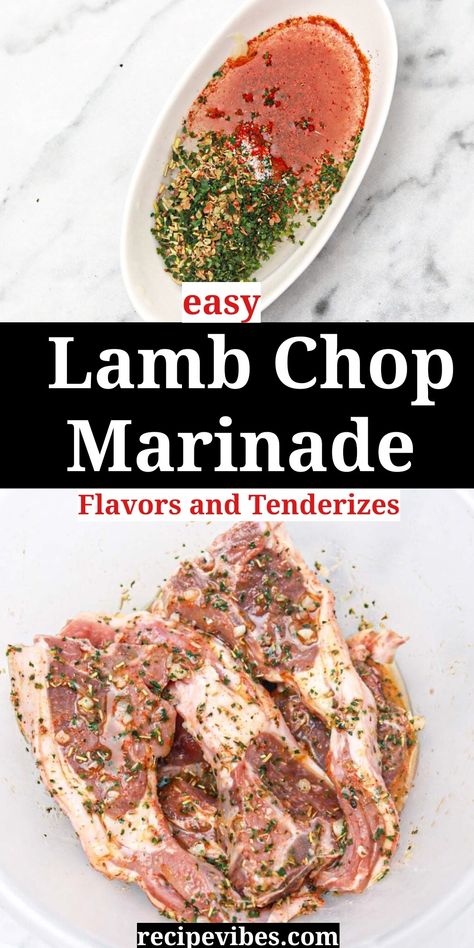 This lamb Chop Marinade makes use of a few simple ingredients. With this marinade for lamb chops, you get tender and flavorful marinated lamb. Lamp Loin Chop Marinade, Forequarter Lamb Chops Recipe, Lamb Shoulder Chops Recipes Grilled, Lamb Cutlets Marinade, Mini Lamb Chops, Marinated Lamb Chops Recipes, How To Grill Lamb Chops, Lambchop Marinade, Simple Lamb Recipes