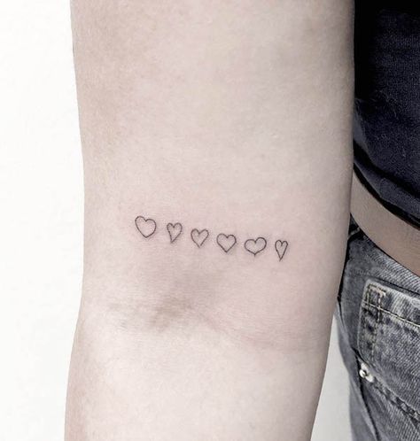 Family Heart Tattoos, Simbols Tattoo, Hearts Tattoo, Our Mindful Life, Sibling Tattoos, Petite Tattoos, Dainty Tattoos, Subtle Tattoos, Family Tattoos