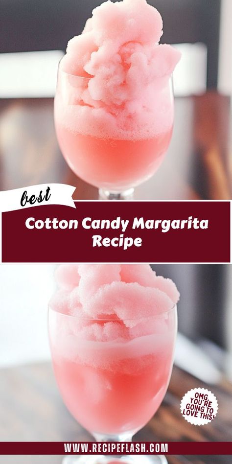 Cotton Candy Cocktail Recipe, Cotton Candy Margarita, Cotton Candy Cocktail, Bomb Drinks, Unique Candy, Family Dinner Night, Martinis Drinks, Cotton Candy Flavoring, Candy Drinks