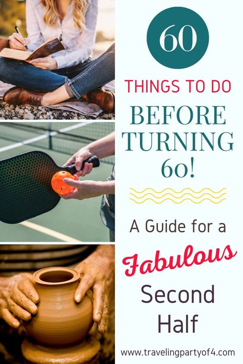 45 Things To Do Before 45, 50 Things To Do When You Turn 50, 60 Before 60 Bucket List, 60 Things To Do Before You Turn 60, New Things To Do, 50 Before 50 Bucket Lists, 50 Things To Do Before 50, Bucket List For Adults, Bucket List Ideas For Women