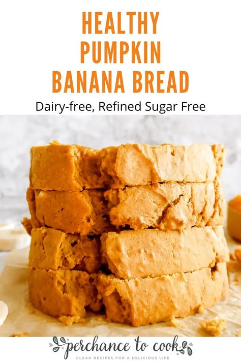 Best Healthy Pumpkin Bread, Dairy Free Pumpkin Bread, Banana Pumpkin Bread Recipe Healthy, Dairy Free Pumpkin Banana Bread, Healthy Pumpkin Banana Bread, Healthy Pumpkin Banana Recipes, Keto Banana Pumpkin Bread, Healthy Banana Pumpkin Recipes, Healthy Banana Pumpkin Bread