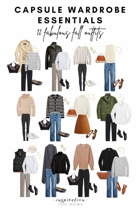 These 35 capsule wardrobe essentials for fall will save you money and time. And you’ll gain a closet full of fabulous stylish, fall outfits you love! Fall And Winter Wardrobe Essentials, Fall Winter Outfits 2024, Fall Capsule Wardrobe 2024, Thrifting Inspiration, Create Capsule Wardrobe, Fall Travel Outfit, Capsule Wardrobe Casual, Capsule Wardrobe Women, Capsule Wardrobe Basics