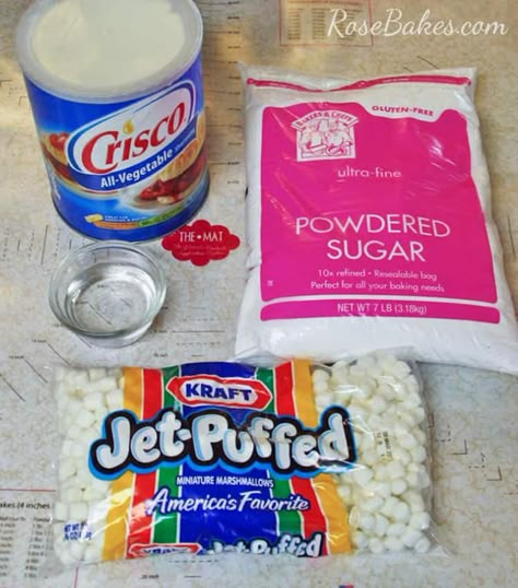 Homemade Fondant Recipes, Homemade Marshmallow Fondant, Fondant Recipes, Homemade Fondant, Cupcakes Fondant, Homemade Marshmallow, Fondant Recipe, Making Fondant, Marshmallow Frosting