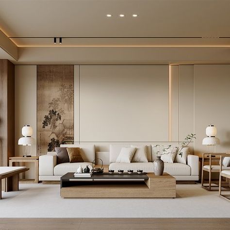 Modern living room Modern Chinese Living Room, Chinese Living Room, Dressing Table With Chair, Kitchen Wall Lights, Landscape View, Wardrobe Furniture, Spa Room, Cinema Room, Modern Lounge